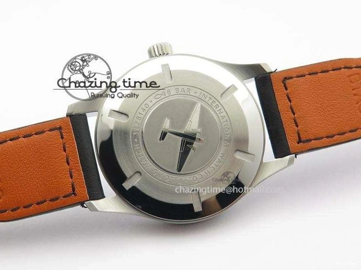 MIROTIME 0501 Mark XVIII IW327001 SS Mk Maker Best Edition Black Dial On Black Leather Strap A SunProtective 7299